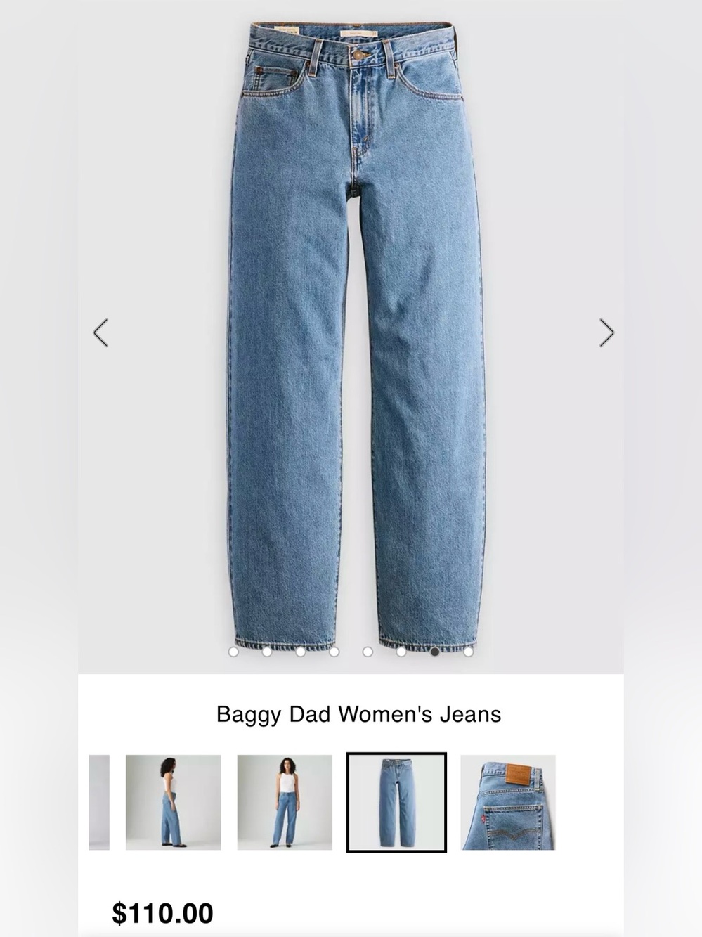 Levi’s Baggy Dad Jeans SZ 26